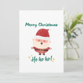 Vaste vakantiekaart feestdagenkaart (Staand voorkant)