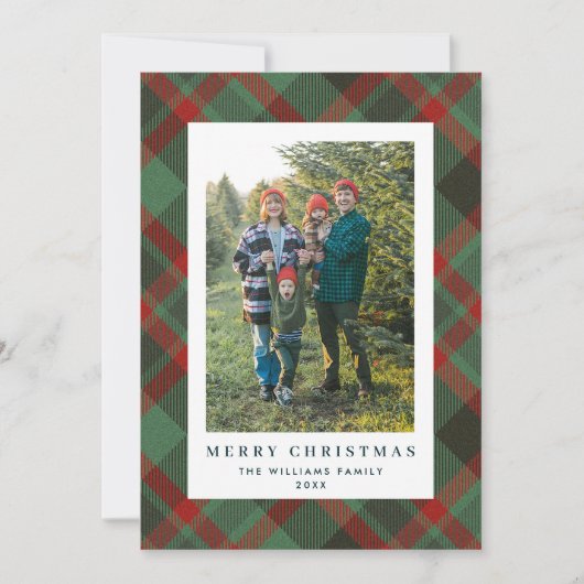 Vaste vakantiekaart feestdagenkaart (Voorkant)