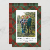 Vaste vakantiekaart feestdagenkaart (Voorkant / Achterkant)