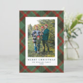 Vaste vakantiekaart feestdagenkaart (Staand voorkant)