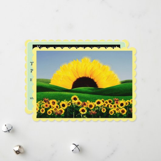 Vaste vakantiekaart feestdagenkaart (Voorkant / Achterkant in situ)