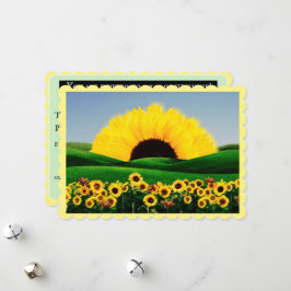 Vaste vakantiekaart feestdagenkaart