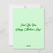 Vaste vakantiekaart feestdagenkaart (Achterkant)