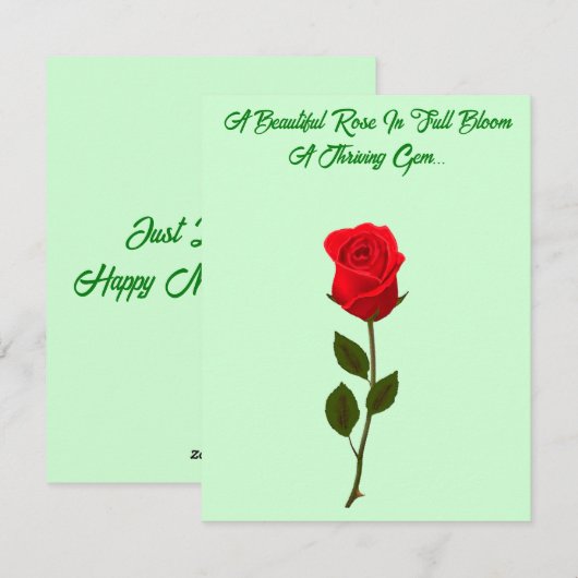 Vaste vakantiekaart feestdagenkaart (Voorkant / Achterkant)