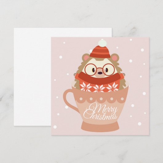 Vaste vakantiekaart feestdagenkaart (Voorkant / Achterkant)