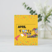 Vaste vakantiekaart feestdagenkaart (Staand voorkant)