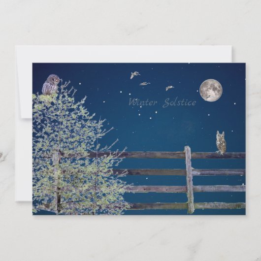 Vaste vakantiekaart feestdagenkaart (Voorkant)