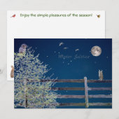 Vaste vakantiekaart feestdagenkaart (Voorkant / Achterkant)