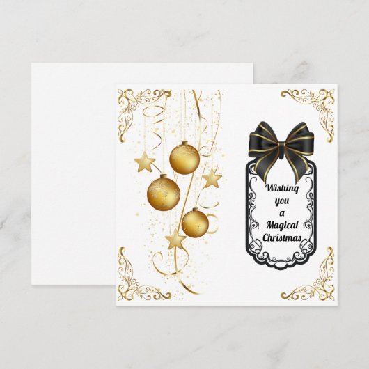 Vaste vakantiekaart feestdagenkaart (Voorkant / Achterkant)