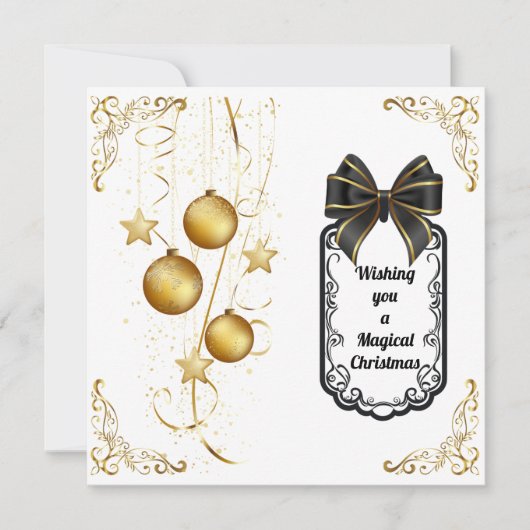 Vaste vakantiekaart feestdagenkaart (Voorkant)