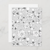 Vaste vakantiekaart feestdagenkaart (Voorkant / Achterkant)