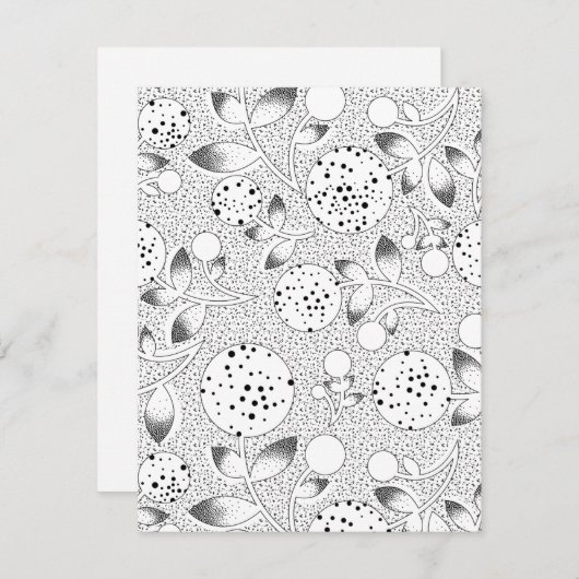 Vaste vakantiekaart feestdagenkaart (Voorkant / Achterkant)