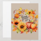 Vaste vakantiekaart feestdagenkaart (Voorkant / Achterkant)