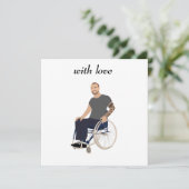 Vaste vakantiekaart feestdagenkaart (Staand voorkant)