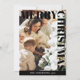 Vaste vakantiekaart feestdagenkaart