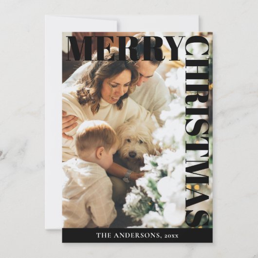 Vaste vakantiekaart feestdagenkaart (Voorkant)