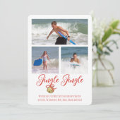 Vaste vakantiekaart feestdagenkaart (Staand voorkant)