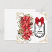 Vaste vakantiekaart feestdagenkaart (Voorkant / Achterkant)