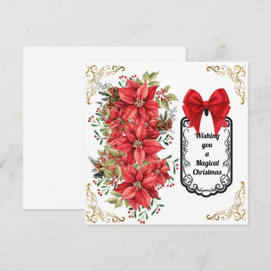 Vaste vakantiekaart feestdagenkaart (Voorkant / Achterkant)