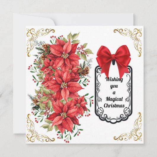 Vaste vakantiekaart feestdagenkaart (Voorkant)