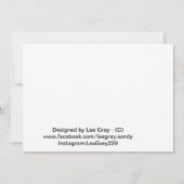 Vaste vakantiekaart feestdagenkaart (Achterkant)