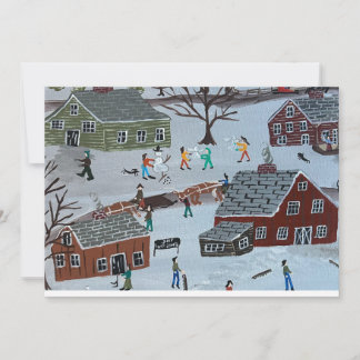 Vaste vakantiekaart feestdagenkaart