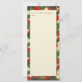 Vaste vakantiekaart feestdagenkaart (Achterkant)