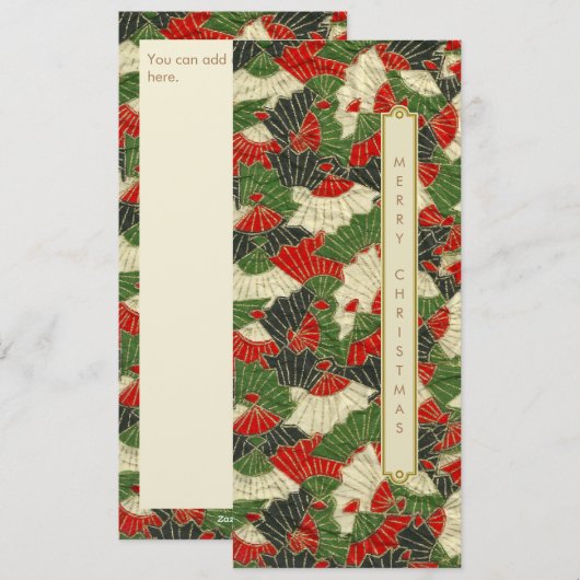 Vaste vakantiekaart feestdagenkaart (Voorkant / Achterkant)