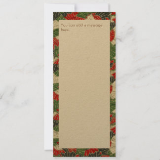 Vaste vakantiekaart feestdagenkaart