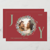 Vaste vakantiekaart feestdagenkaart (Voorkant / Achterkant)