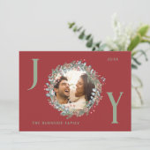 Vaste vakantiekaart feestdagenkaart (Staand voorkant)