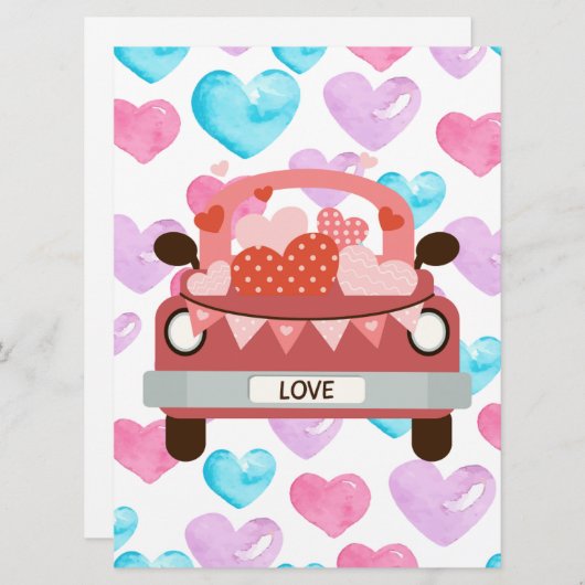 Vaste vakantiekaart feestdagenkaart (Voorkant / Achterkant)