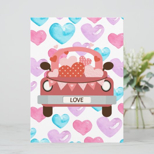 Vaste vakantiekaart feestdagenkaart (Staand voorkant)