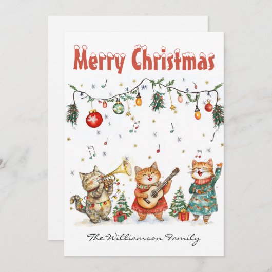 Vaste vakantiekaart feestdagenkaart (Voorkant / Achterkant)