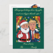 Vaste vakantiekaart feestdagenkaart (Voorkant / Achterkant)