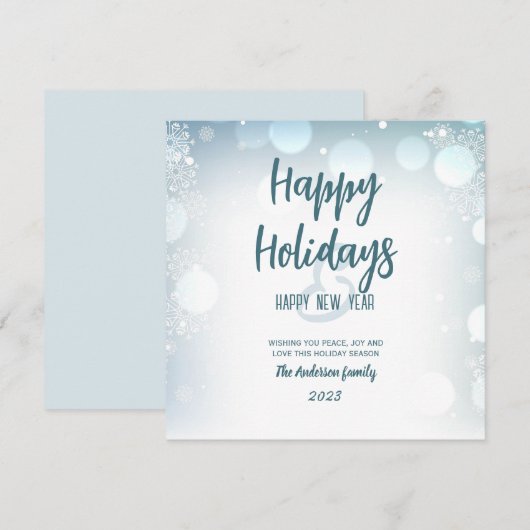 Vaste vakantiekaart feestdagenkaart (Voorkant / Achterkant)