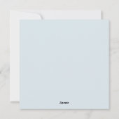 Vaste vakantiekaart feestdagenkaart (Achterkant)