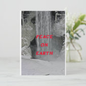 Vaste vakantiekaart feestdagenkaart (Staand voorkant)