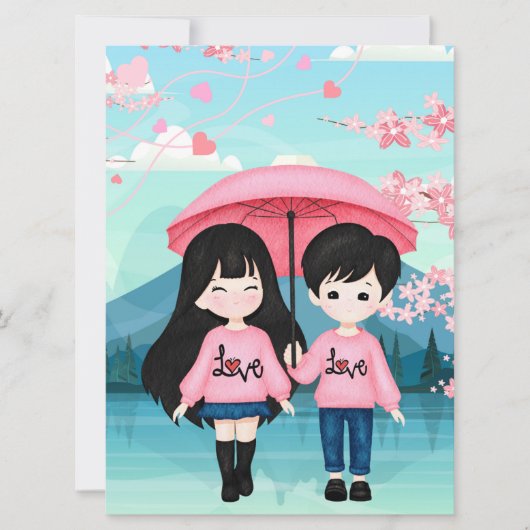 Vaste vakantiekaart feestdagenkaart (Voorkant)