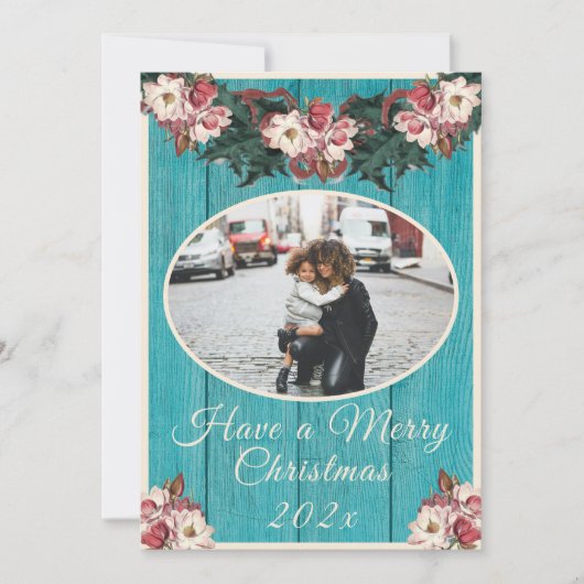 Vaste vakantiekaart feestdagenkaart (Voorkant)