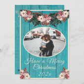 Vaste vakantiekaart feestdagenkaart (Voorkant / Achterkant)