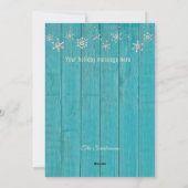 Vaste vakantiekaart feestdagenkaart (Achterkant)