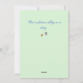 Vaste vakantiekaart feestdagenkaart (Achterkant)