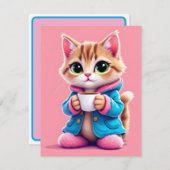 Vaste vakantiekaart feestdagenkaart (Voorkant / Achterkant)