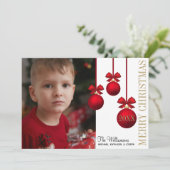 Vaste vakantiekaart feestdagenkaart (Staand voorkant)