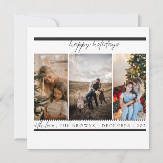 Vaste vakantiekaart feestdagenkaart