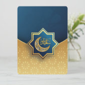 Vaste vakantiekaart feestdagenkaart (Staand voorkant)