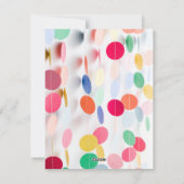 Vaste vakantiekaart feestdagenkaart (Achterkant)