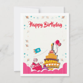 Vaste vakantiekaart feestdagenkaart