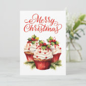 Vaste vakantiekaart feestdagenkaart (Staand voorkant)